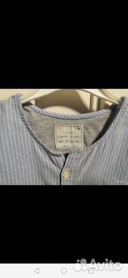 Рубашка zara на 11-12 лет