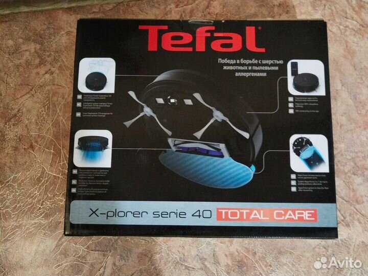 Робот пылесос tefal x plorer serie 40