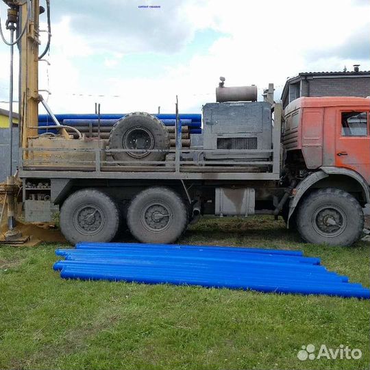 Бурение скважин и установка насоса