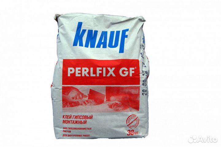 Клей кнауф Перлфикс гипсовый для гипсокартона и пг