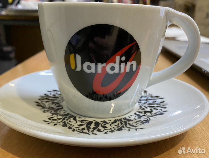 Кофейная пара с логотипом Жардин