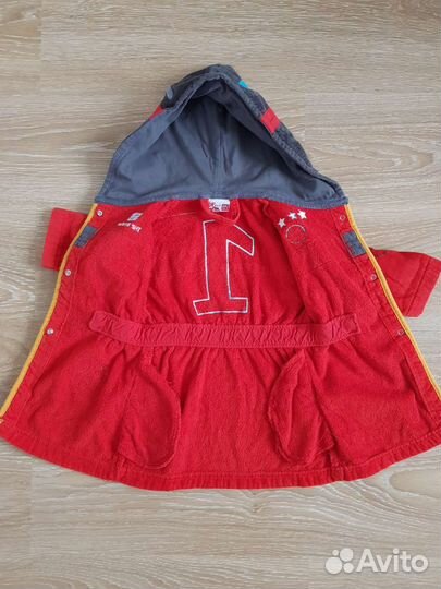 Детский банный халат махровый DP Am р-р 86 бу