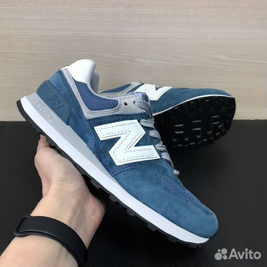 Кроссовки New Balance 574 женские голубые