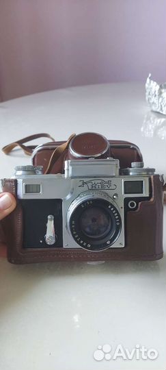 Плёночный фотоаппарат Киев 3А с объективом Юпитер