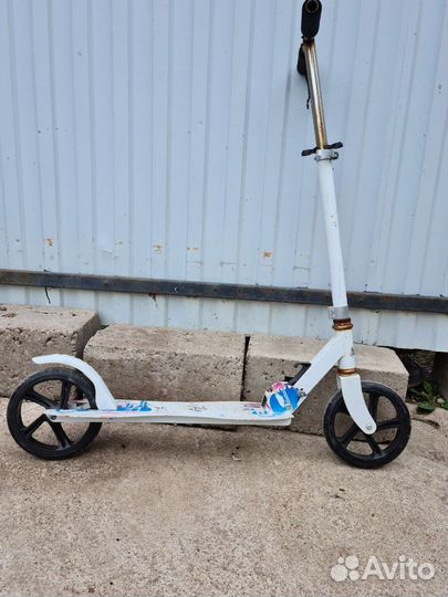 Самокат взрослый с большими колесами бу
