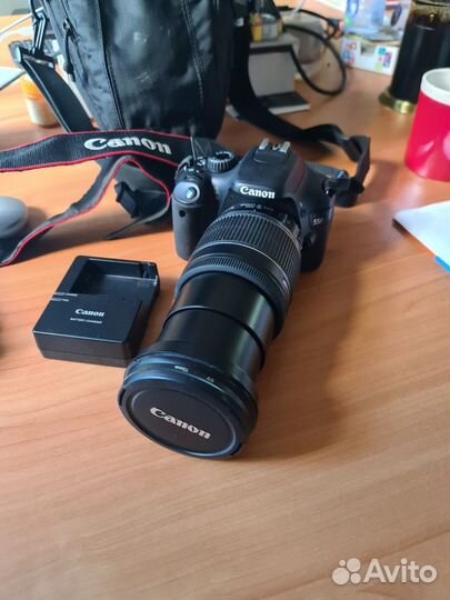 Фотоаппарат canon 550d с объективом EF-S 18-200мм