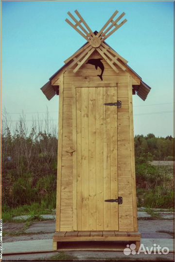 Дачный туалет с кошкой юэр 328