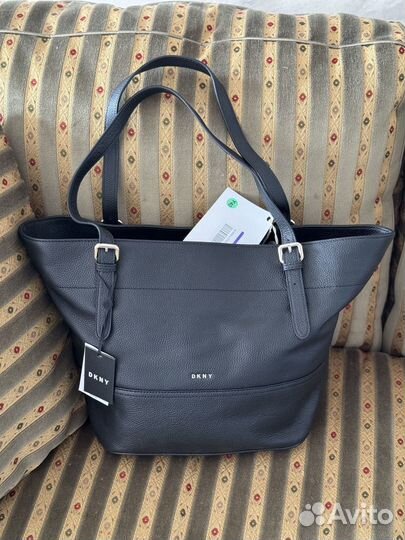 Dkny новая кожаная сумка оригинал