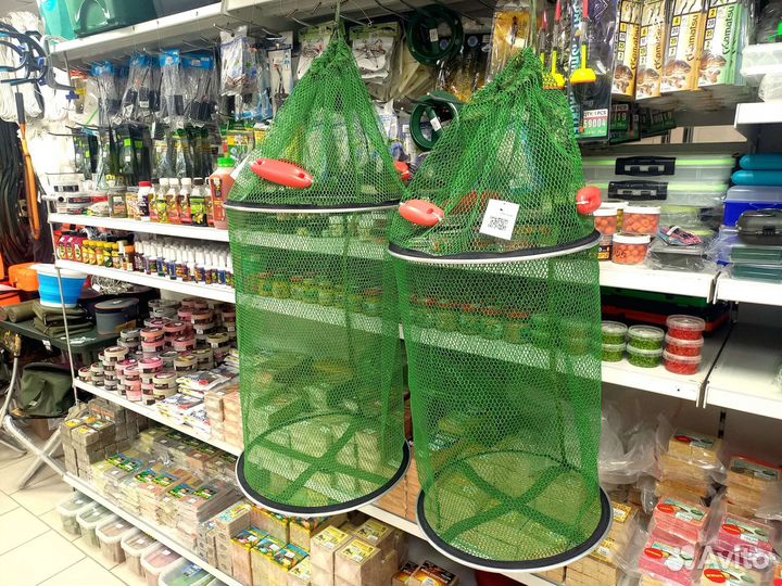 Прорезиненный садок с поплавками Eastshark