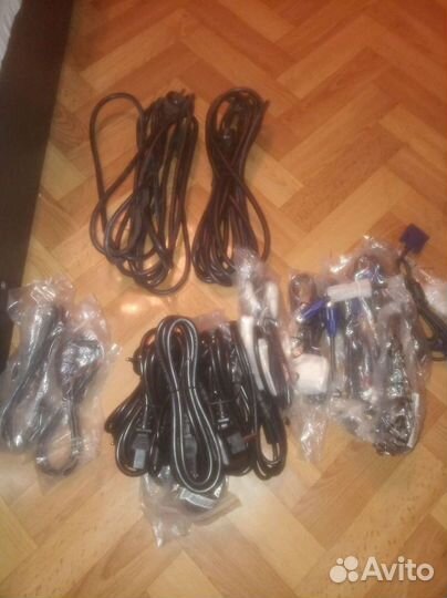 Провода для блока питания и монитора новые