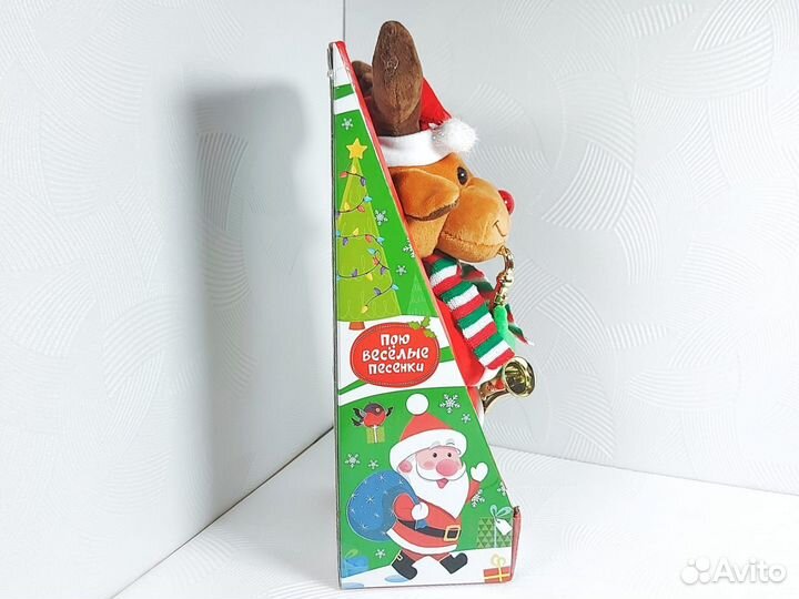 Поющий и танцующий Новогодний Олень Новый