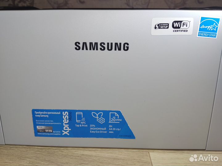 Принтер лазерный Samsung Xpress M2020W Wi-Fi