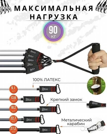 Набор эспандеров для всего тела