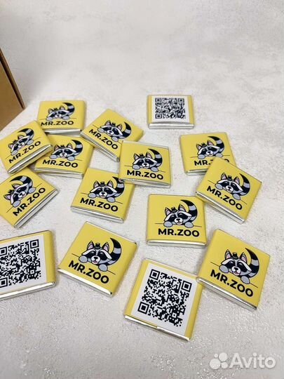 Шоколадки с логотипом