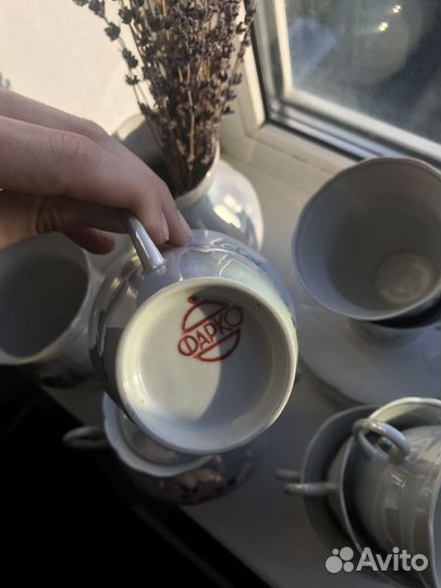 Кофейный сервиз из тонкого фарфора, 1991-1994 гг