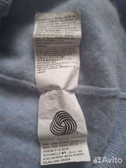 Benetton джемпер шерсть