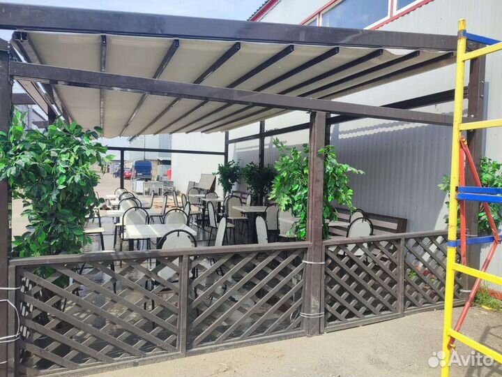 Биседка для кафе, рестораныов