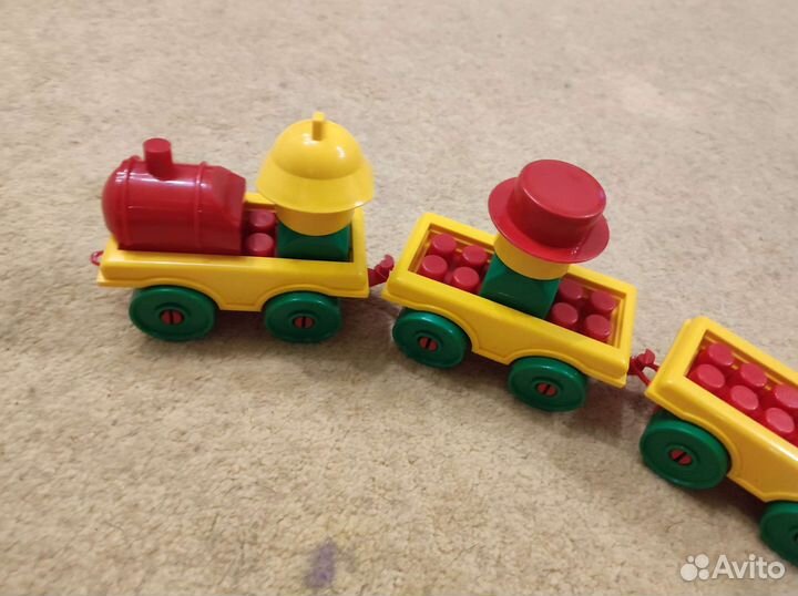 Железная дорога, конструктор, машинки, домик