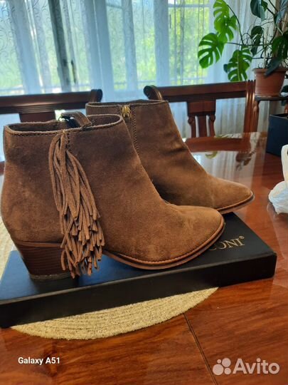 Ботильоны натуральная кожа