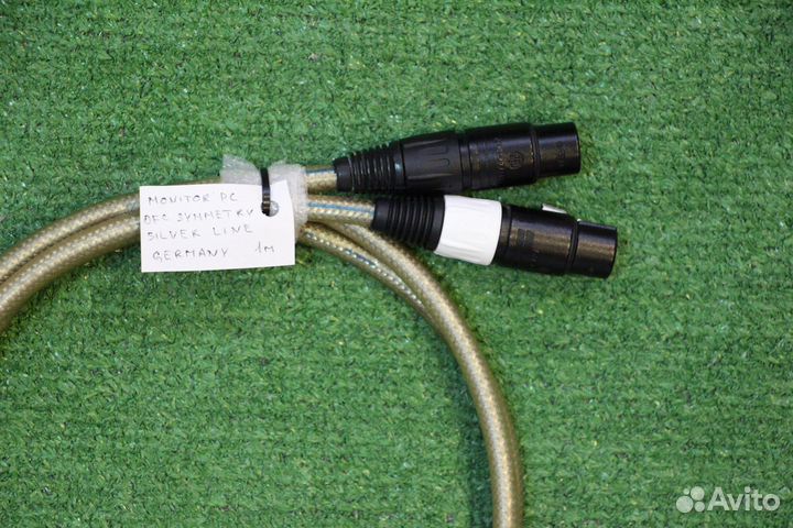 RCA-XLR Minitor Symmetry Silver Line, Germany