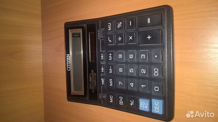 Калькулятор Citizen SDC 888TII, 12-разрядный