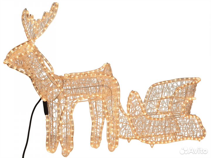 Световая фигура Олень 396 LED IP44 114см