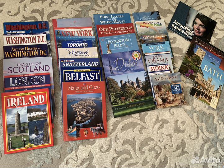 Коллекция книг про разные страны и города мира