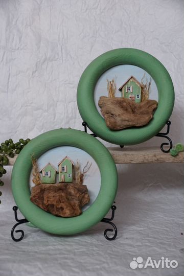 Деревянное панно. Дрифтвуд