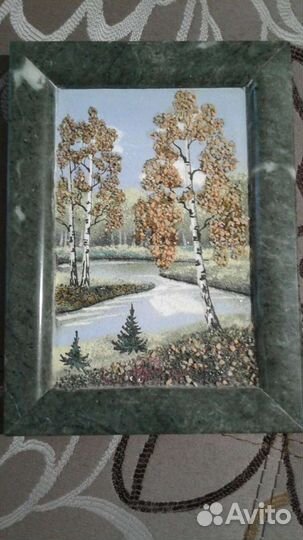 Панно из камня