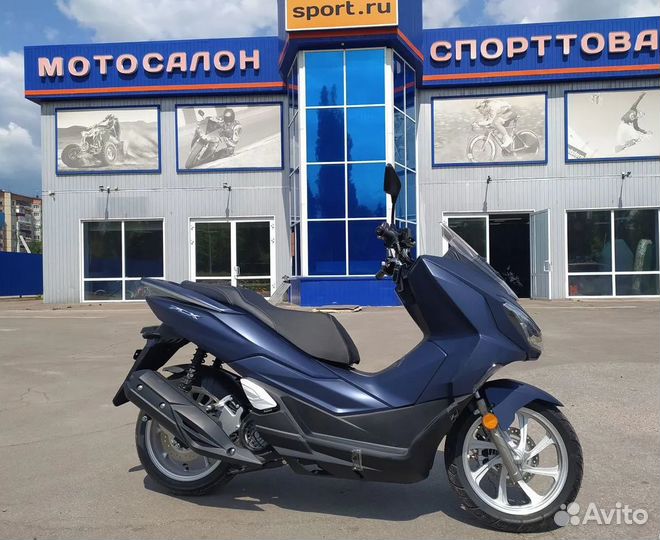 Скутер vento PCX 200 матовый синий (эптс)