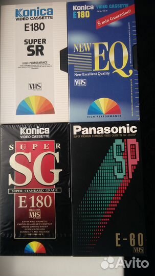 Видеокассеты пр-ва Японии, Германии, Кореи, России