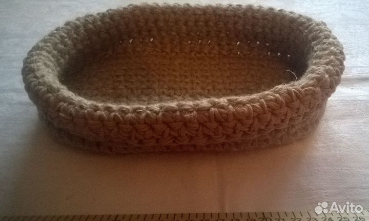 Корзина вязаная