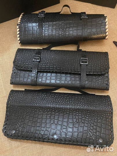 Топор Варяг+ Нож. Кожаная скрутка