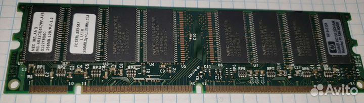 Оперативная память NEC sdram 256mb pc-133