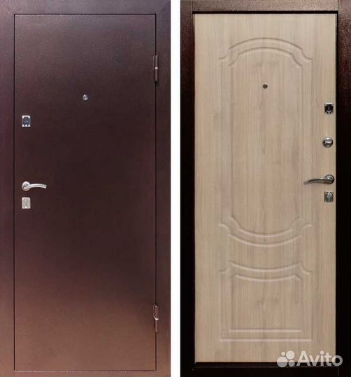 Дверь входная Страж 2К Ультра Дуб грей