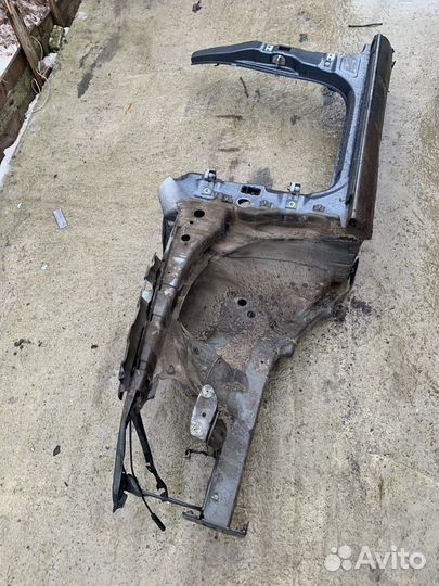 Skoda octavia a5 левый порог с ланжероном