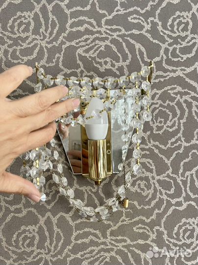 Хрустальное бра чехия