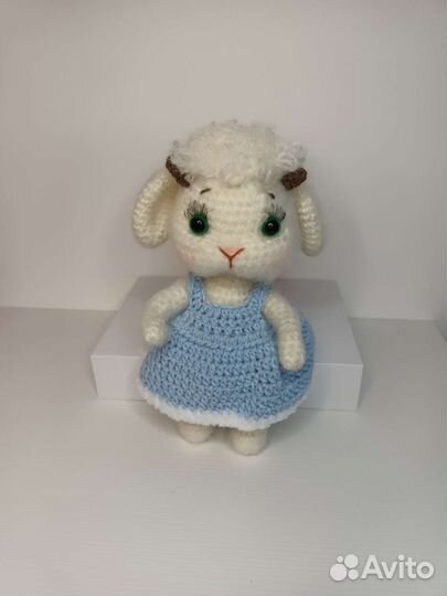 Овечка Вязаная игрушка Овечка ручная работа