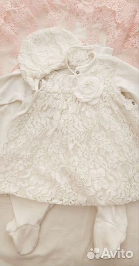 Комплект на выписку новорожденной девочке р.56-62