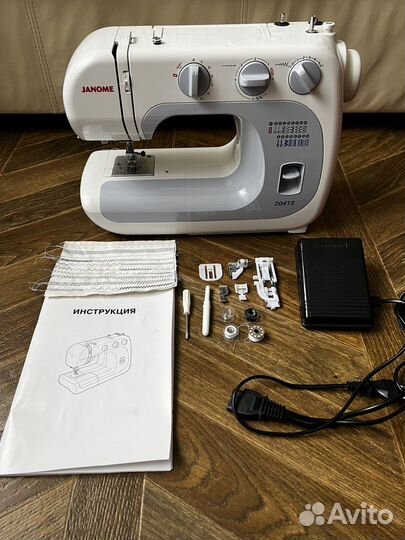 Швейная машина Janome 2041s мощная 85 Вт
