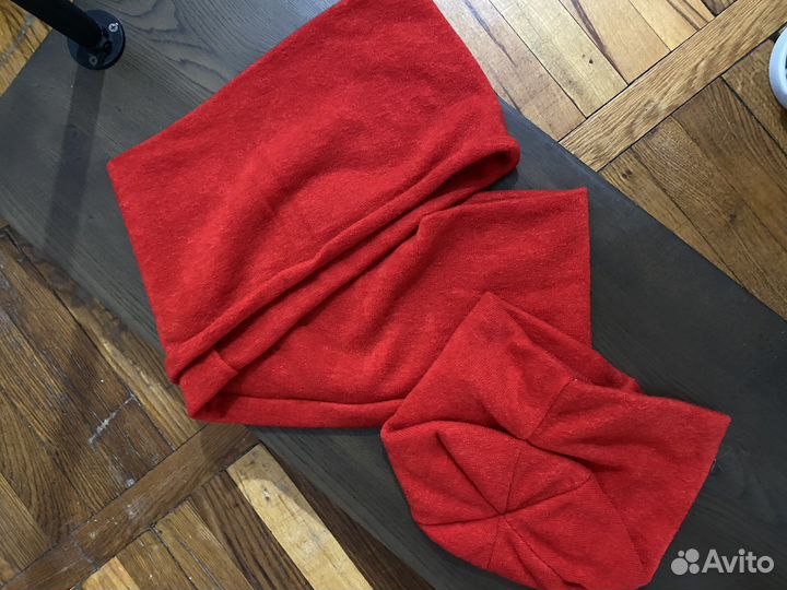 Женский шарф и шапка