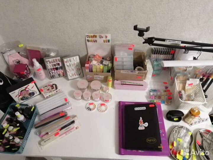 Кисти для маникюра, декорации для дизайна,гели EMI