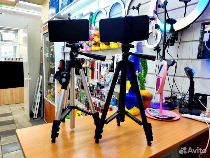 Штатив для смартфона с креплением