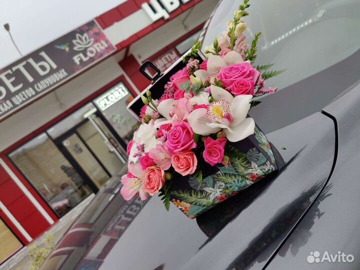 Цветы Липецк сундучок с цветами