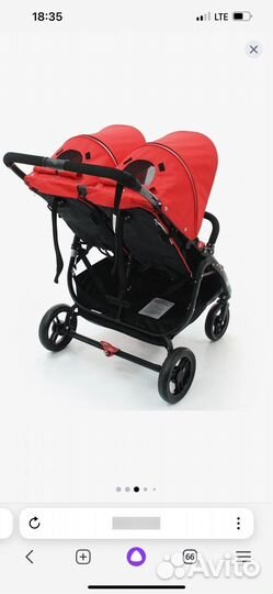 Коляска для двойни