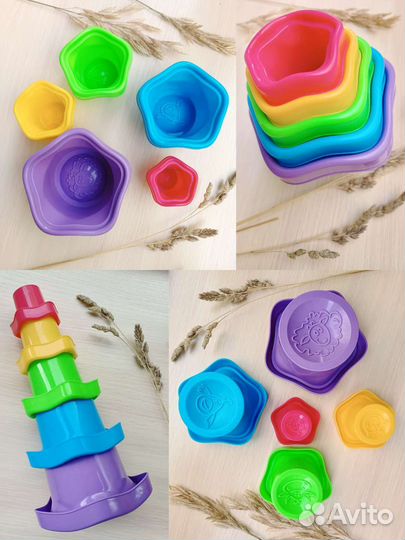 Развивающие игрушки от 1 года пакетом сортер