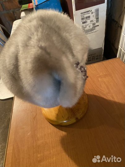Шапка норковая женская