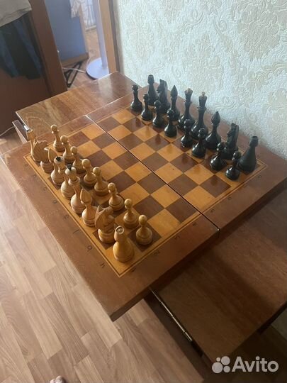 Шахматы деревянные большие