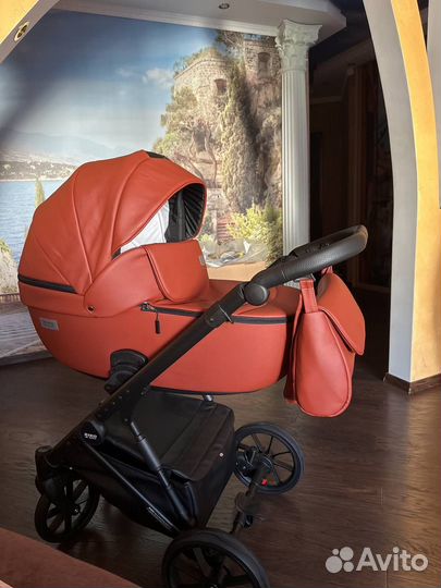 Коляска 3в1 Riko Basic Montana Ecco 17 Maroon