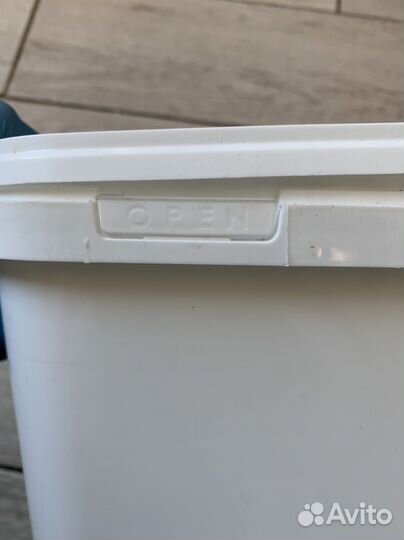 Новое пластиковое ведро 5,8 л